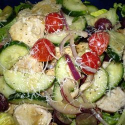 High Protein Greek Chicken Salad recipe