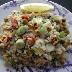2bleu's Lemony Rice With Peas (Risi E Bisi) recipe