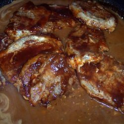 Saucy Pork Chop for One (Or More) recipe