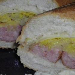 Polish Sausage Submarine Sandwich recipe