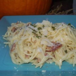 Low Fat Pasta Carbonara recipe