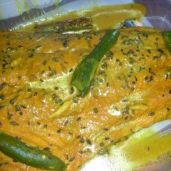 Salmon in Bengali Mustard Sauce recipe