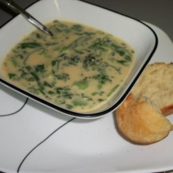 Broccoli Cheese Soup for Two recipe