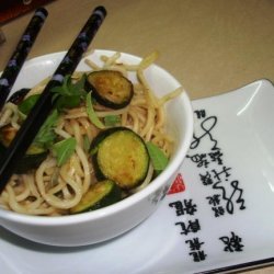 Chinese Noodles & Zucchini recipe