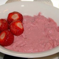 The Happy Red Raspberry Fruit Dip from the Farm recipe