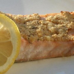 Horseradish Baked Salmon recipe