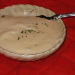 Garlic Creamed Mashed Red Potatoes recipe