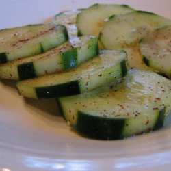 Cucumbers With a Kick recipe