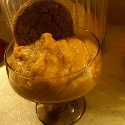 Pumpkin Pudding With Candied Ginger Whipped Cream recipe