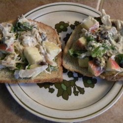 Copycat Subway® Orchard Chicken Salad Sub recipe
