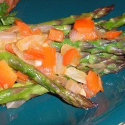 Asparagus and Red Peppers recipe