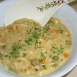 Lemon Chicken Soup With Orzo recipe