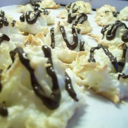 Coconut Macaroons With a Chocolate Topping recipe