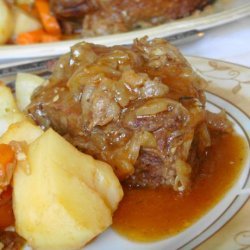 Savory Pot Roast With Pan Gravy (Oven or Crock Pot) recipe