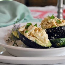 Crab Salad in Avocado Halves recipe
