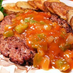 Jazzy Grill Burgers With Beer Sauce recipe