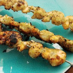 Mediterranean Grilled Shrimp Kabobs recipe
