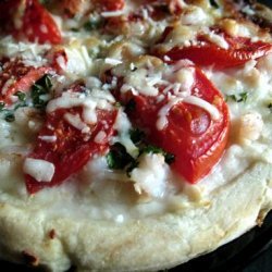 White pizza with shellfish recipe