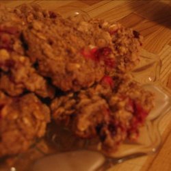Vegan Peanut Butter Oatmeal Cranberry Cookies recipe