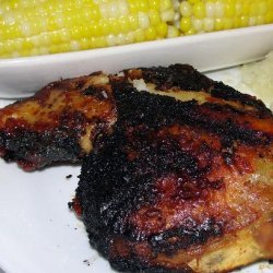 Spicy Rubbed Barbecue Chicken With Secret Sauce recipe