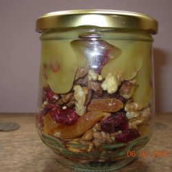 Honey, Walnut, and Dried-Fruit Topping (Gift in a Jar) recipe
