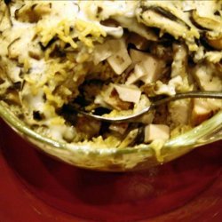 Hearty Turkey and Mushroom Casserole recipe