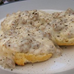 Flavorful Sausage Gravy and Biscuits for a Cold Morning recipe
