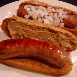 Brats--Our Style recipe