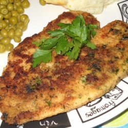 Garlic-And-Herb Oven Fried Halibut recipe