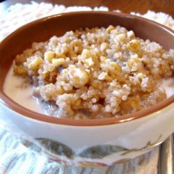 Maple Walnut Hot Cereal With Quinoa recipe
