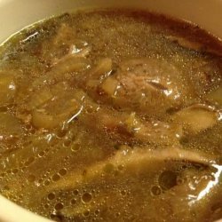 Roasted Onion & Mushroom Soup recipe