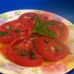 Fresh Tomatoes With Caper Dressing recipe
