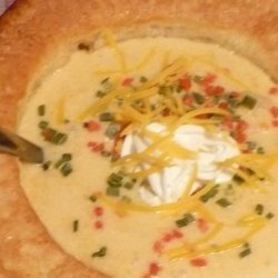Cheesy Baked Potato Soup recipe