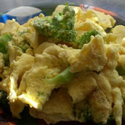 Broccoli Scrambled Eggs- It's Good, I Promise! recipe