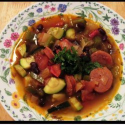 Black Bean and Chorizo Soup recipe