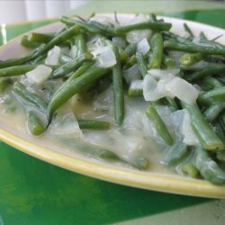 Lemony Garlic Beans (Microwave) recipe