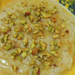 Muhallabia, Lebanese Almond Cream Pudding recipe
