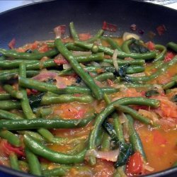 Green Beans with Tomatoes recipe