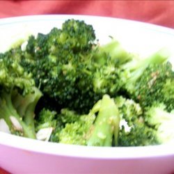 Broccoli With Lemon Garlic Almond Butter recipe