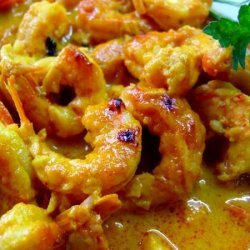 Spicy Jumbo Shrimps With Old Cape Flavours recipe