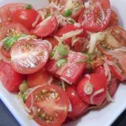 Cherry Tomatoes With Ginger Dressing recipe