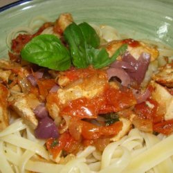 Pasta With Chicken and Sun-Dried Tomatoes recipe