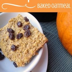 Baked Pumpkin Oatmeal recipe