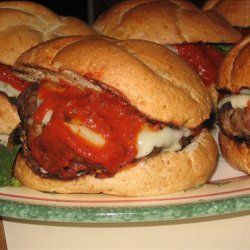 Italian Burgers With Fresh Basil recipe