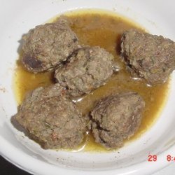 Meatballs .... Savory Meatballs in Gravy recipe