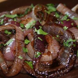 Grilled Red Onions With Balsamic Vinegar and Rosemary recipe