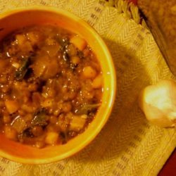 Moroccan Lentil and Kale Stew recipe