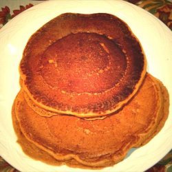 Pumpkin Spiced Pecan Pancakes recipe