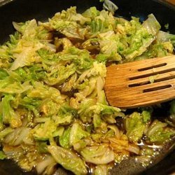Stir-Fried Spiced Cabbage (La-Pai-Ts'ai) recipe