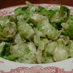 Sauteed Brussels Sprouts Leaves recipe